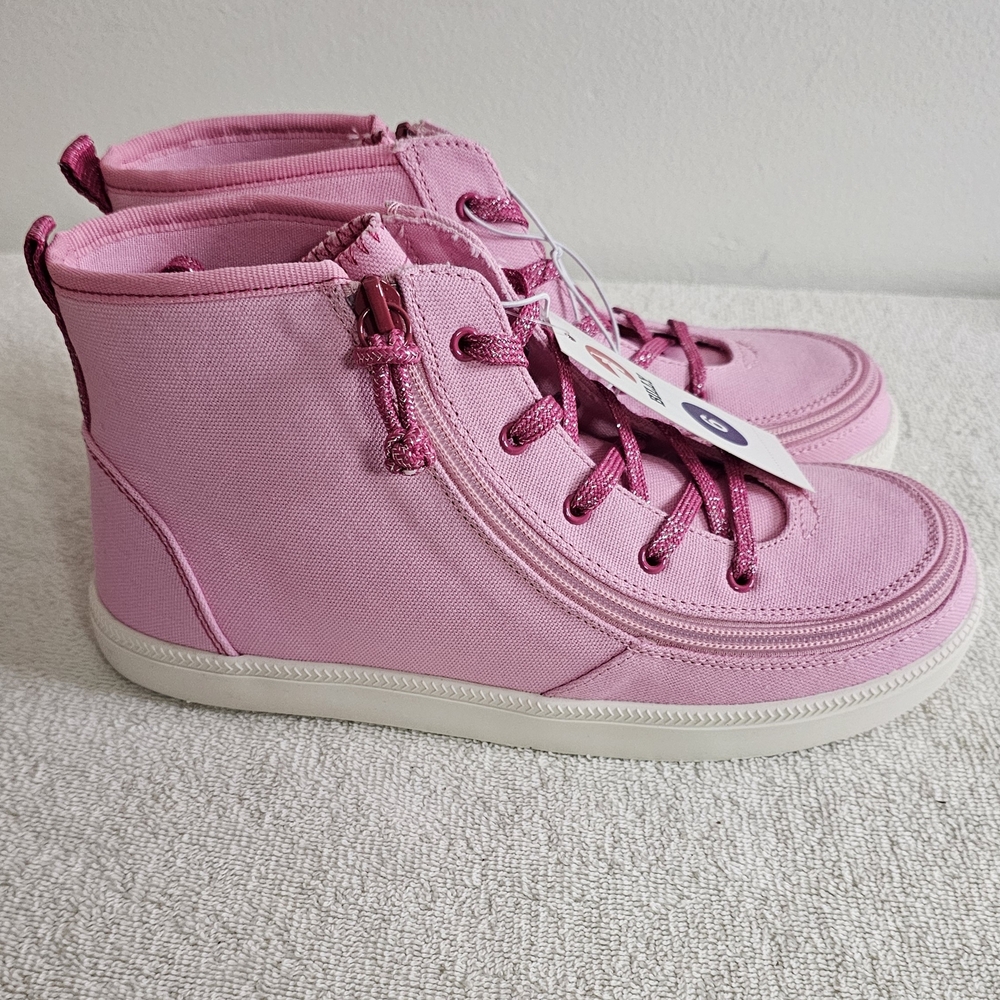 Billy Kids Pink Canvas Sneakers - Picture 2 of 5